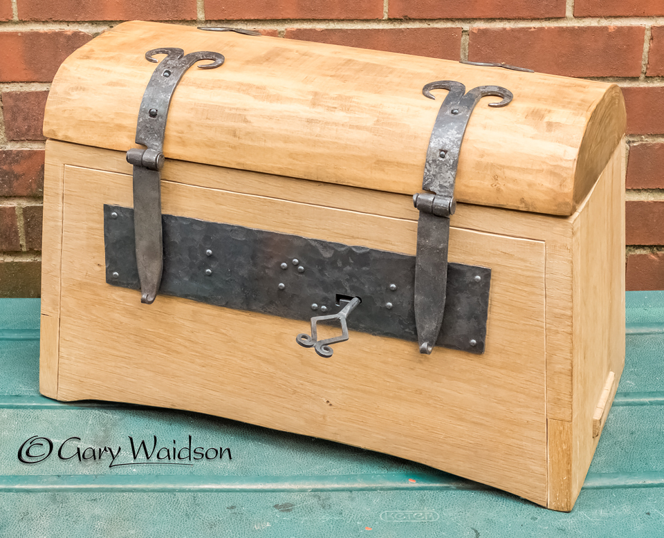 Hedeby Sea Chest Lined - The Hrafn Coffer - Image copyrighted  Gary Waidson. All rights reserved. 