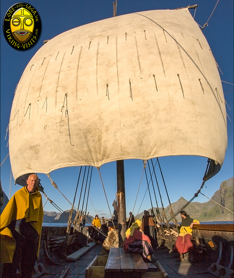 Longship in Full Sail - Image copyrighted © Gary Waidson. All rights reserved.