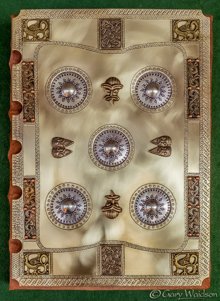 Margins completed for the Beowulf "Manuscript" Treasure cover- Image copyrighted © Gary Waidson. All rights reserved.