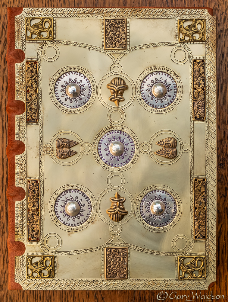 Central panel layout for the Beowulf "Manuscript" Treasure cover- Image copyrighted © Gary Waidson. All rights reserved.