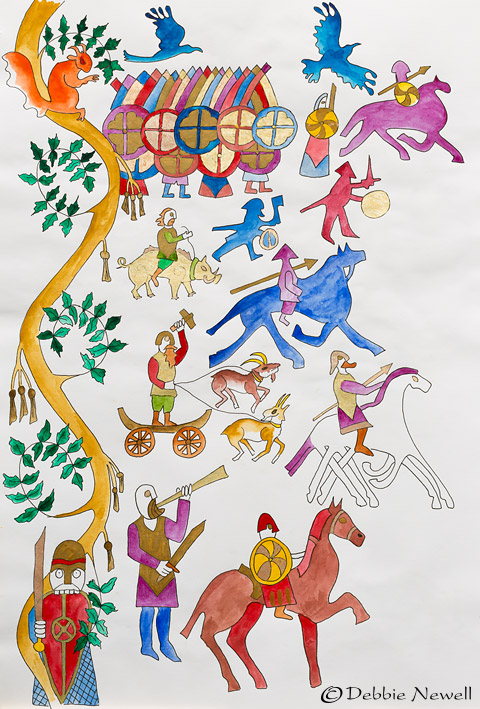 Norse Cloak of Myth Concept Art - Image and design copyrighted © Gary Waidson/Debbie Newell. All rights reserved. Norse Cloak of Myth Concept Art - Image and design copyrighted © Gary Waidson/Debbie Newell. All rights reserved.