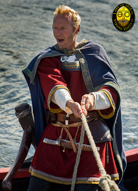 Chieftain and Steorsman of a Viking Longship - Image copyrighted  Gary Waidson. All rights reserved.